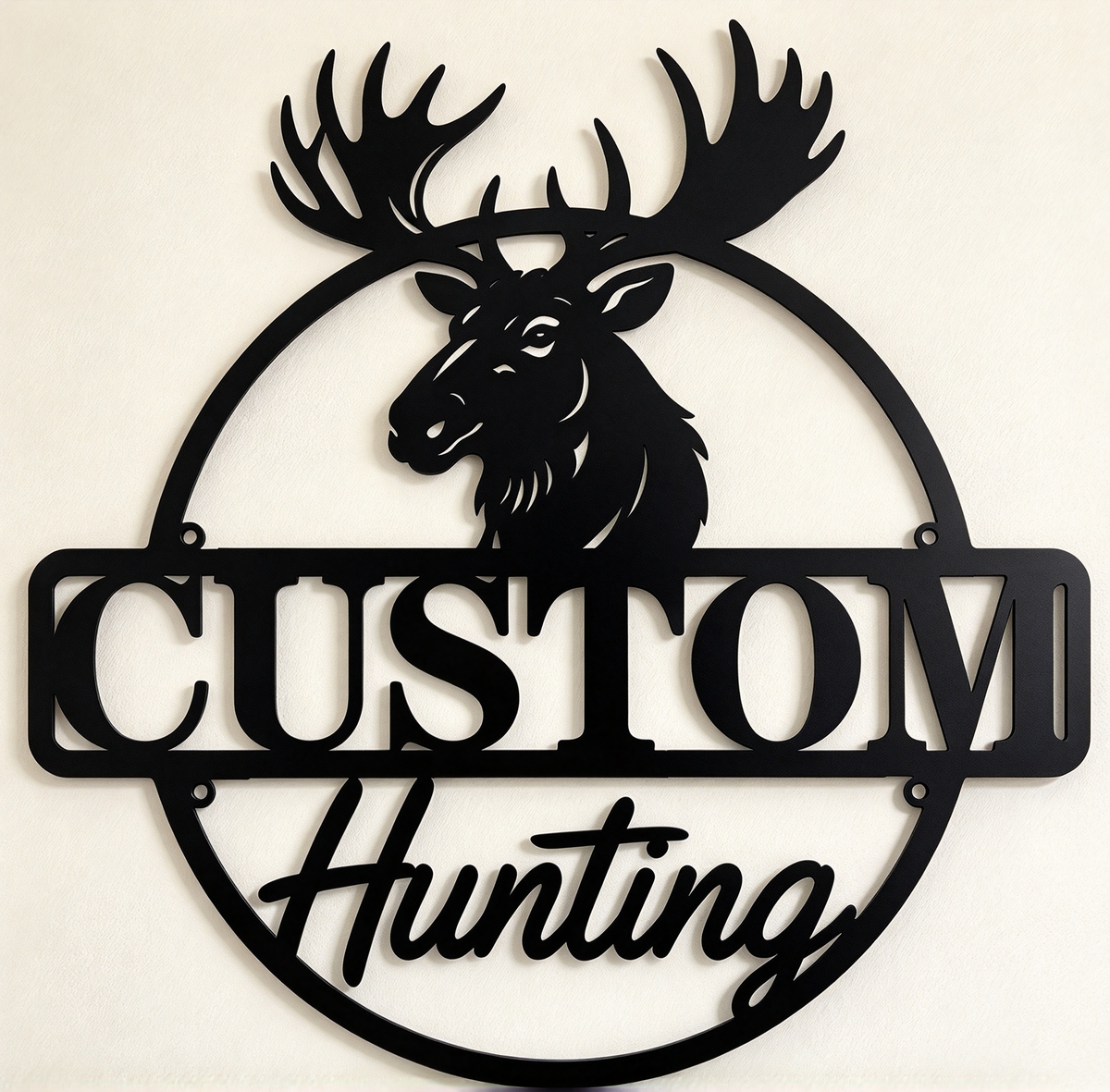 Metal Wall Sign-Hunting