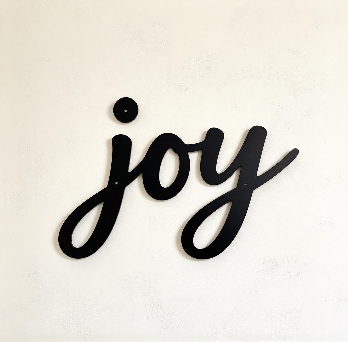 Cursive Word Sign-Joy