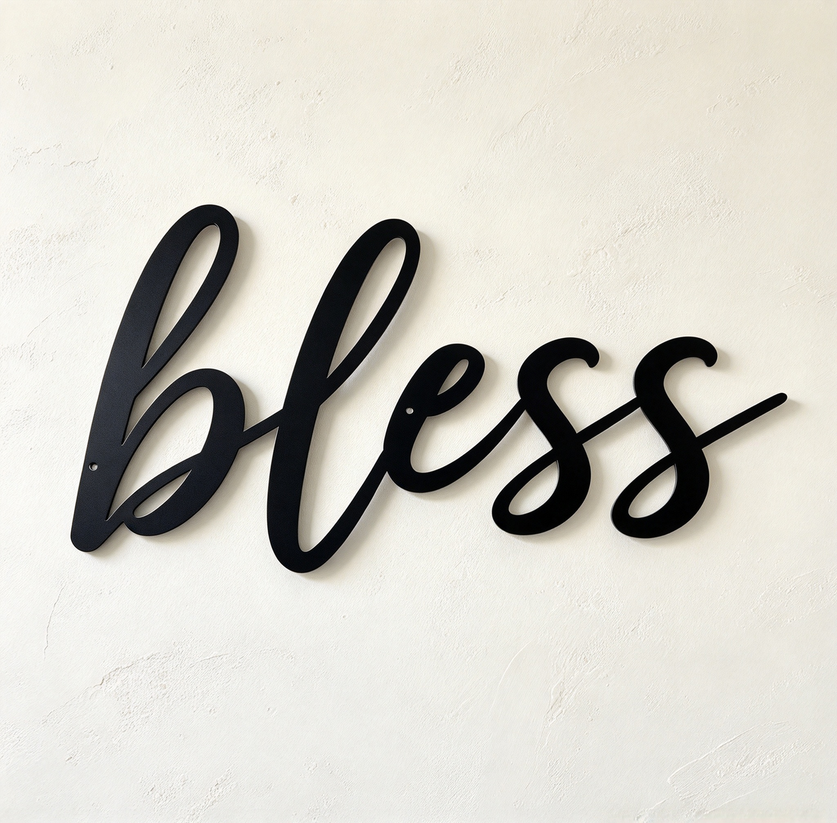 Cursive Word Sign-Bless