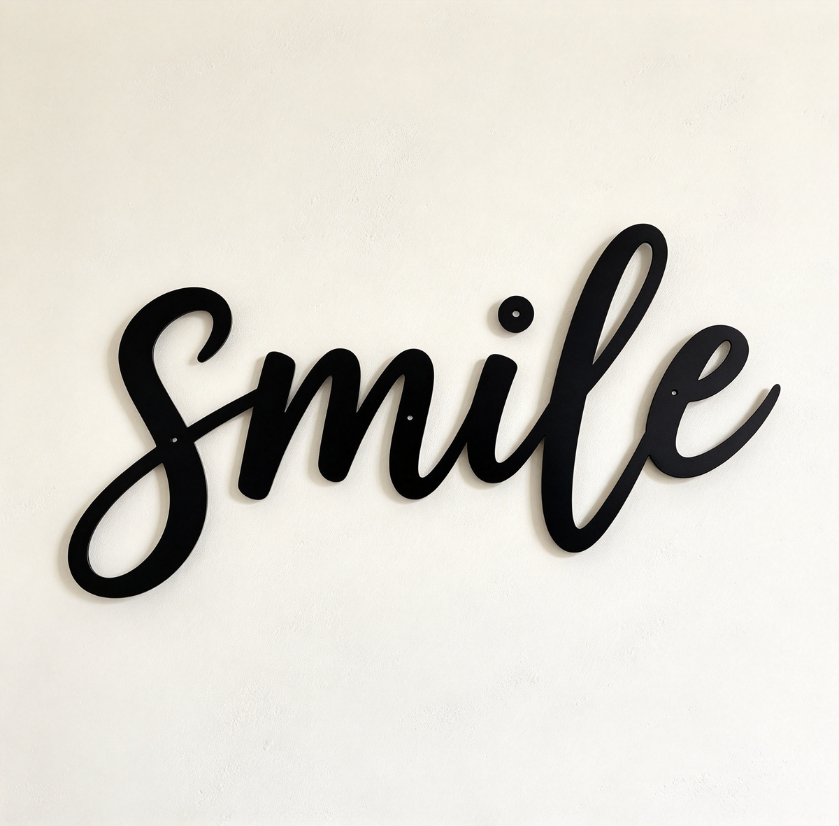 Cursive Word Sign-Smile
